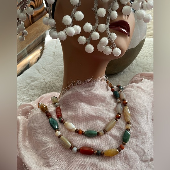 Gorgeous Multi Stone Necklace - Picture 3 of 10